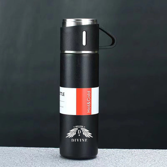 Divine royal Stainless steel thermo 500ml Vacuum Insulated Bottle with Cup for Coffee Hot Drink and Cold Drink Flask